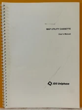 JDS Uniphase 21032906 2002 MAP Utility Cassette User's Manual.