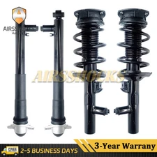 4X Fit VW Golf R MK7 GTI Seat Leon 2015-2020 Front Rear Shock Struts w/ Electric