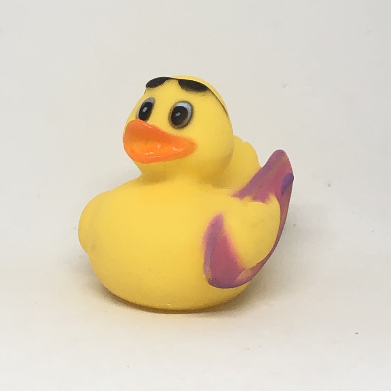 Yellow Rubber Duck with Purple Surfboard 2” Beach Bath Pool Toy  