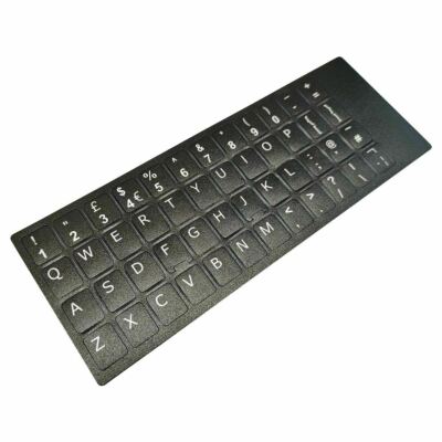 Tastaturaufkleber UK Englisch Layout QWERTZ für Desktop Laptop Tasten Reparatur Abdeckung