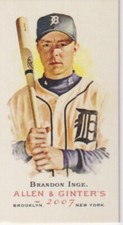 2007 Topps Allen & Ginter Mini Brandon Inge #279