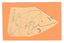 Clifford Robinson Cut Signature! Signed! NBA! Portland Trail Blazers! Autograph!