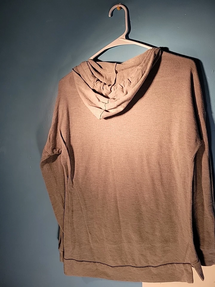 Mossimo Supply Mujer Gris Pullover Sudadera con Capucha Talla XS Foto 3 de 3