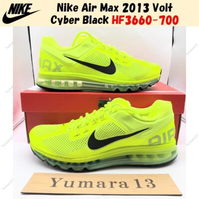 Nike Air Max 2013 Volt Cyber Black HF3660-700 Men's Size | eBay