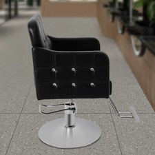 Salon Chair Hair 33-37in Height Adjustable Barber Chair Swivel Hair Salon Chair