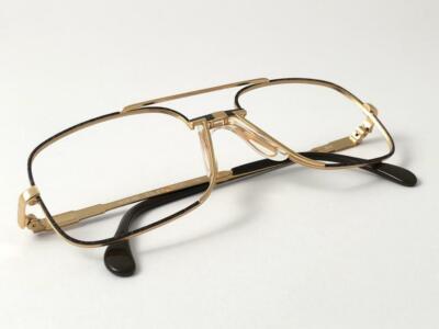 NEW VINTAGE CAZAL MOD 740 MARBLED & GOLD RX 1980'S GERMANY