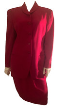 JonesNewYork all seasons Vintage skirt suit pockets 100 wool GREAT FOR VALENTINE