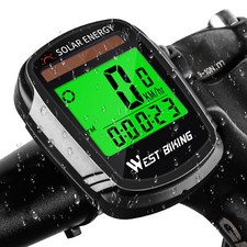 LCD Wireless Bike Bicycle Speedometer Cycle Digital Odometer Computer Waterproof