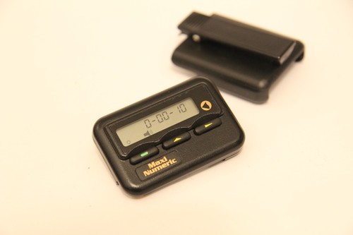MAXI Numeric Pager Beeper Wyświetlacz LCD Klips do paska Kolekcjonerski Rzadki Vintage - Zdjęcie 7 z 11