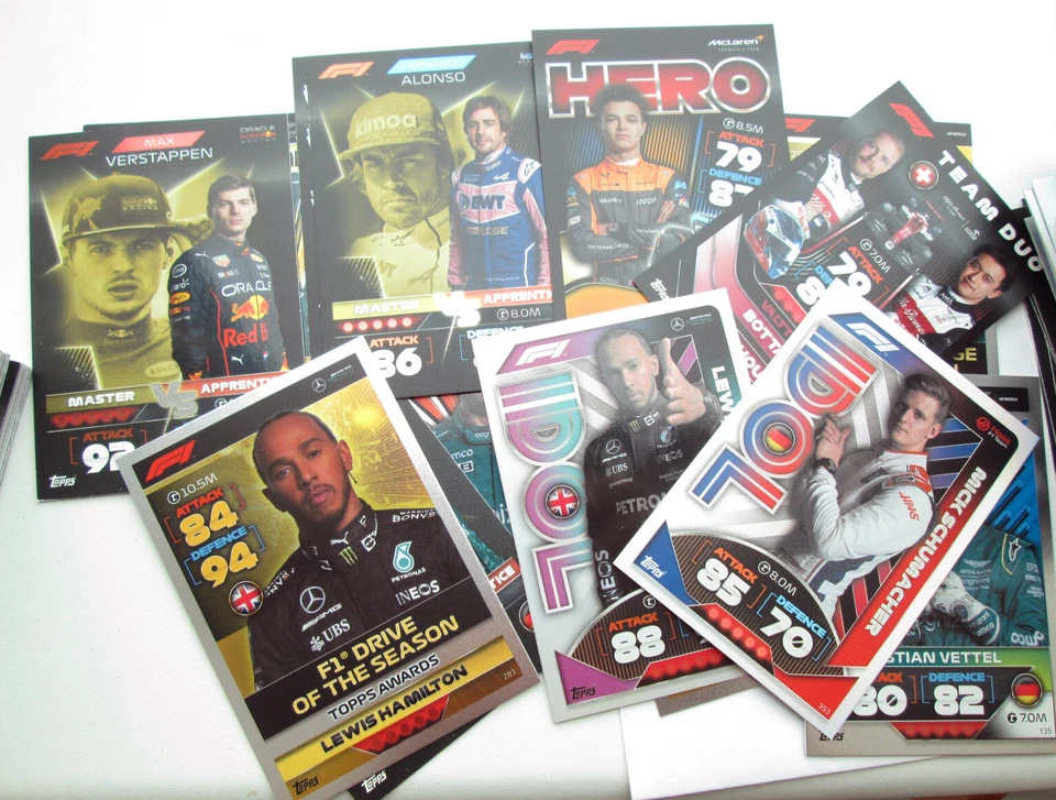 2022 Full Set Trading Collection F1 Turbo Attax Topps Cards Hamilton Verstappen - Image 3 of 4