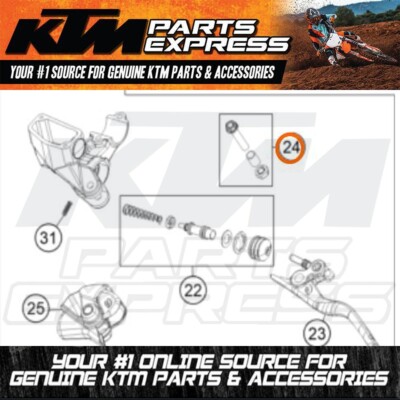 OEM KTM GAS GAS HUSQVARNA MASTER CYLINDER CLUTCH LEVER SCREW 65 85