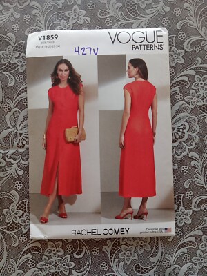 Vogue V1859 Misses 16 to 24 Rachel Comey Dress UNCUT Sewing Pattern