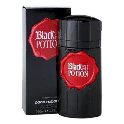 Men Paco Rabanne BLACK XS POTION 3.4oz EDT Limited Edition ~ NEW 