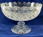 RARE Vintage WATERFORD Crystal Museum Collection Footed Centerpiece Bowl 15/50