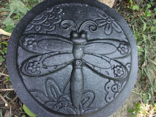 Dragonfly plaque mold plaster concrete plastic sea mould 10" x 10" x 1/2" - Picture 3 of 7