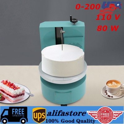 Cake Cream Spreading Coating Smearing Machine Automatic Cake Wiping Machine Blue