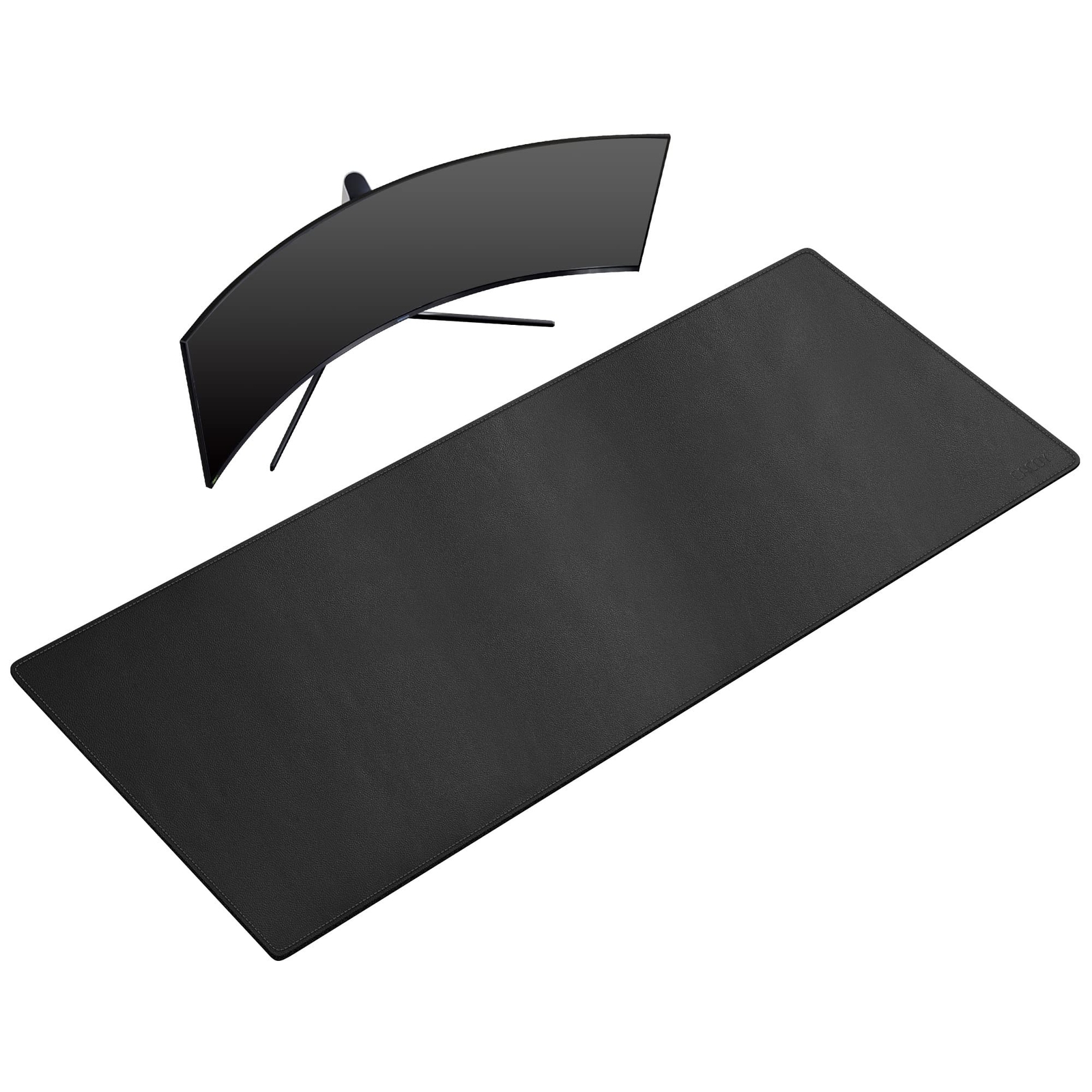 Cacoy Leather Desk Blotter Pad 59 x 27.5 inch, PU Leather Large Gaming Mouse ...