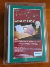 Darice Embossing Essentials Light Box Makes Embossing Tracing Easy 6” x 9“