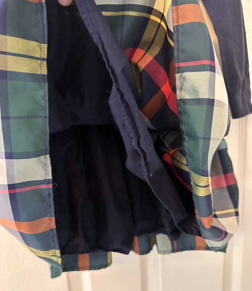 GAP KIDS Escuela Preppy Una Pieza Vestido Suéter Top e Inferior a Cuadros Talla: M Foto 4 de 4
