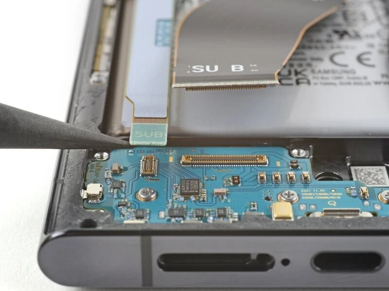 Placa de puerto de carga USB para Samsung Galaxy S8 S9 S10 S20 S21 S22 S23 S24 Ultra Foto 2 de 4