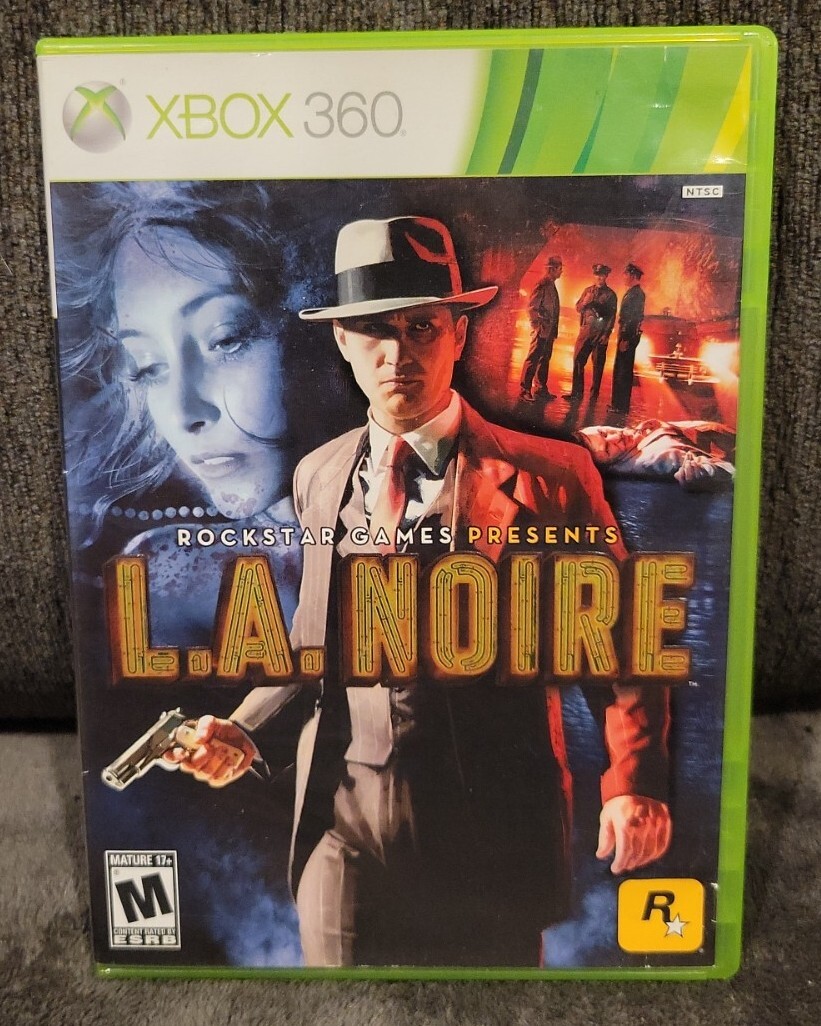 L.A. Noire Xbox 360 Video Game Rockstar Original Fun Dark Violent
