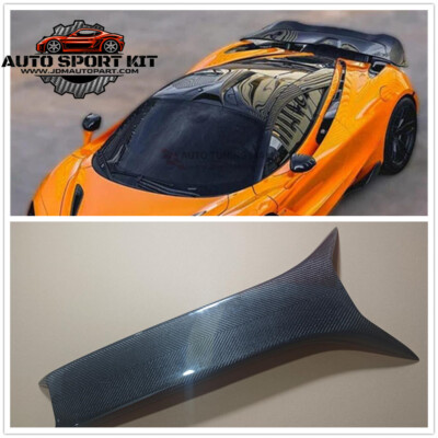 1PC Real Carbon Fiber Roof Vent Rear Hood Diffuser For For Mclaren 720S VS Style