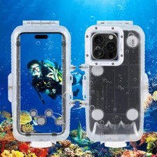 Waterproof Underwater Diving Case Cover Photo Video Taking For iPhone 16 Pro Max