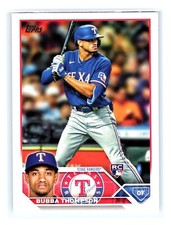 2023 Topps Baseball #597 Bubba Thompson Rookie RC Texas Rangers