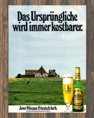 Jever Pilsener - Advertising Advertisement Original Advertising 1980 (2)