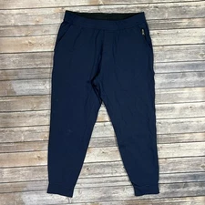 Public Rec Joggers Stretch Performance Pants 32x26 Mens Blue Pull On Drawstring