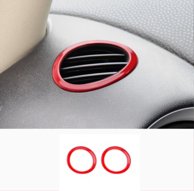 For Mini Cooper R54 R55 R56 2006-2013 Red ABS Dashboard Air Outlet ...
