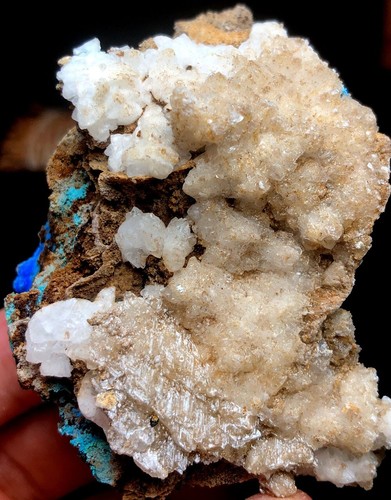 64g 1PCS NATURAL Blue Cyanotrichite CRYSTAL STONE MINERAL Specimen q474 - Picture 6 of 7