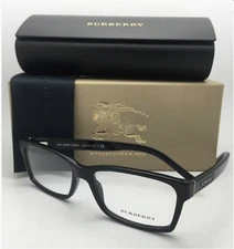 New Classic BURBERRY Reading Glasses B 2108 3001 54-18 140 Shiny Black Frames