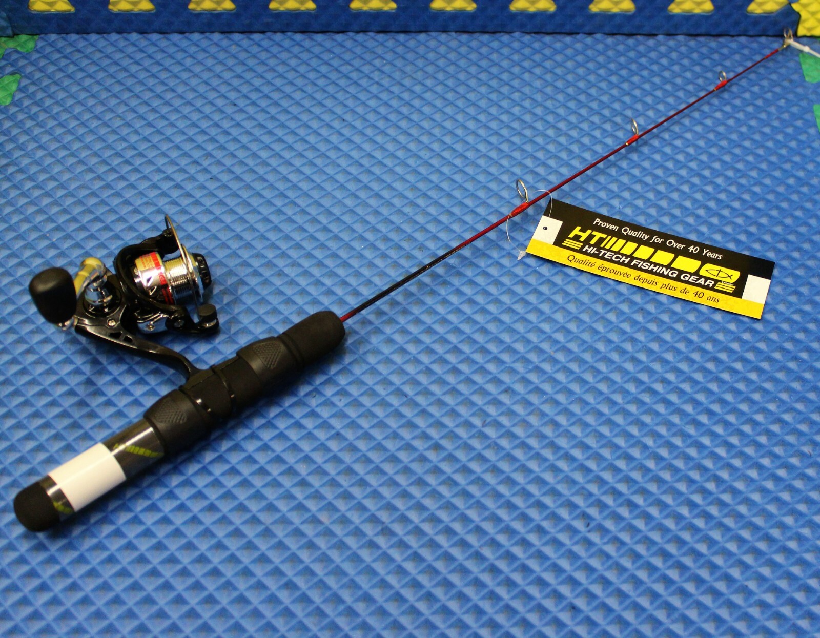 HT Enterprise Ice Fishing Spinning Rod and Reel Combination 