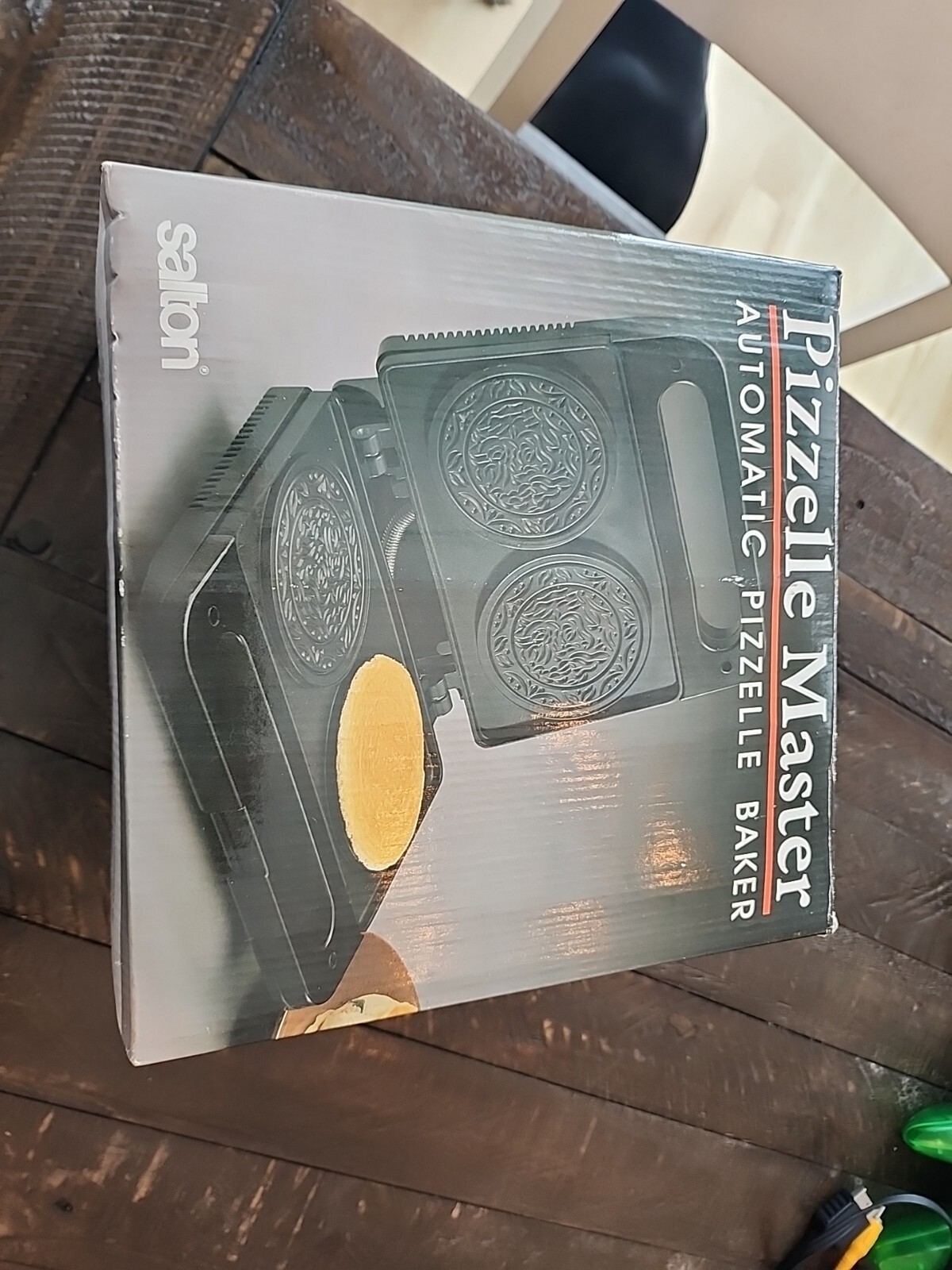 Salton+Pizzelle+Baker+Master+Automatic+Maker+Non+Stick+Clean+Wm6+760w