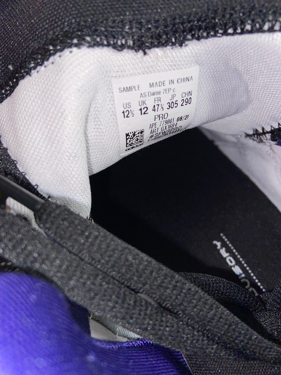 Adidas Dame 7 Weber State Sample WSU Mens Size 12.5 Basketball Shoes GX1684 NEW Adidas Dame 7 Weber State Sample WSU Mens Size 12.5  main image 3