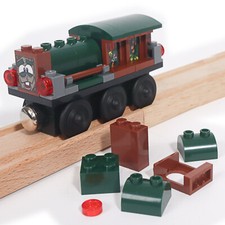 Brick Built Wooden Train - Zany Trains Rustin' Dustin - Series 2