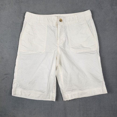 Dockers Bermuda Shorts Women's Size 8 White Stretch Comfort Waist