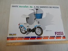 BROCHURE DEPLIANT ORIGINALE FANTIC TENDER TO 50 1989 MONOPAGINA