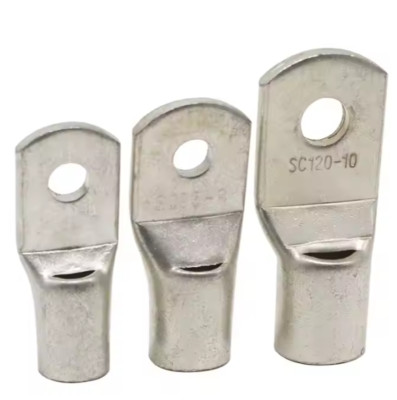 Rohrkabelschuhe M6 - M12 / 6,0 - 50 mm2 blank unisoliert, Ring Presschuhe