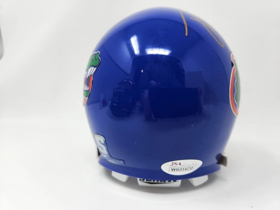 Minicasco firmado Jordan Reed University of Florida Gators "Chomp Em" certificado de autenticidad JSA Foto 3 de 3