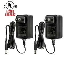[UL] Kastar 2 AC 110-240V DC 12V 2A Power Supply Adapter For Pumps Modems Router