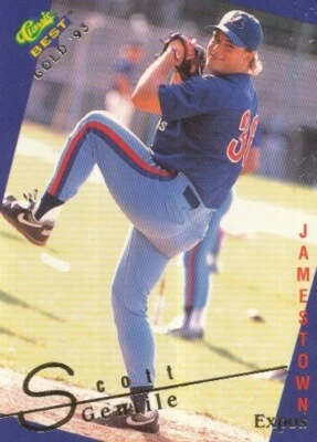 #122 JAMESTOWN EXPOS # SCOTT GENTILE BASEBALL CARD CLASSIC BEST GOLD '93 - Photo 1/2