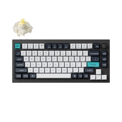 Keychron Q1 Max Mechanische Tastatur, QWERTY US, Gateron Jupiter Banana Q1M-M4