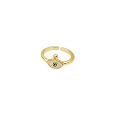 Evil Eye Ring Gold Oracle (#5)