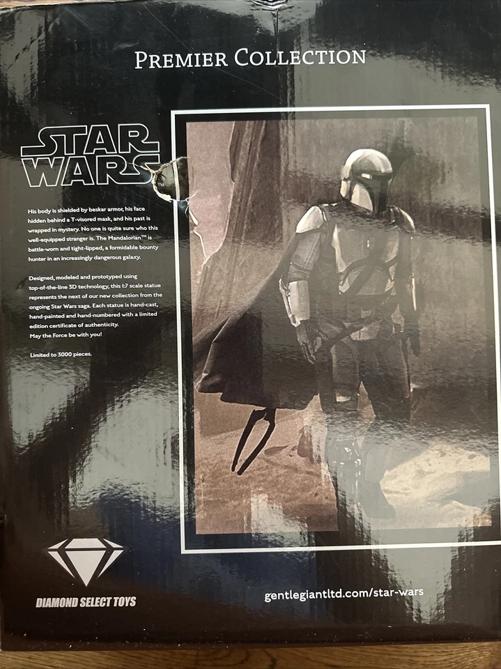 Figura Star Wars The Mandalorian (Beskar Armor) escala 1:7 Foto 4 de 4