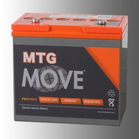 Move Mtg 52-12 Gel 12V 55Ah Rollstuhl Akku / Elektromobil Batterie \Zyklenfest\""