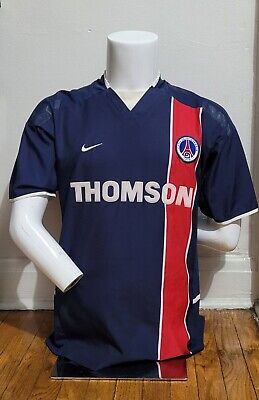 Nike M 2002-03 Paris St Germain PSG Home Soccer Football #10 Nike M 2002-03 Paris St Germain PSG Home Soccer Football #10