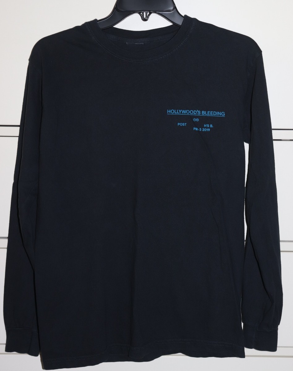 Blue Post Malone Long Sleeve Post Malone Austin Sweatshirt Adult