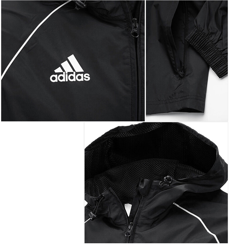 Adidas Core 18 Windbreaker Rain Jacket 